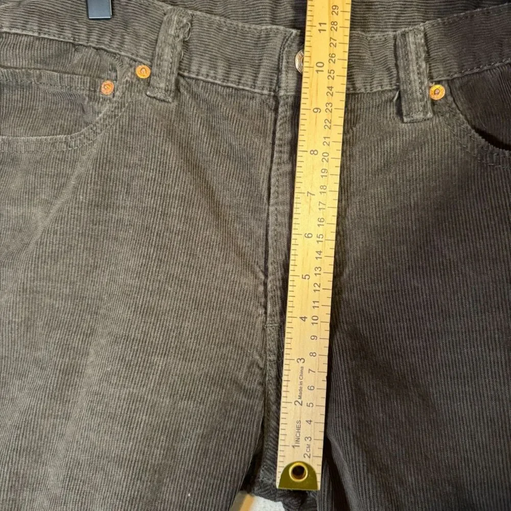 Levi’s 511 Slim Fit Corduroy Pants Mens 36x30 Black 5 Pocket Casual Jeans